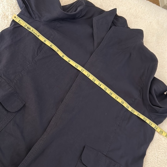 Eileen Fisher Open Front Black Linen Blend Jacket Size 1X - Picture 10 of 10